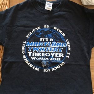 Gildan 100 percent cotton twisters t shirt